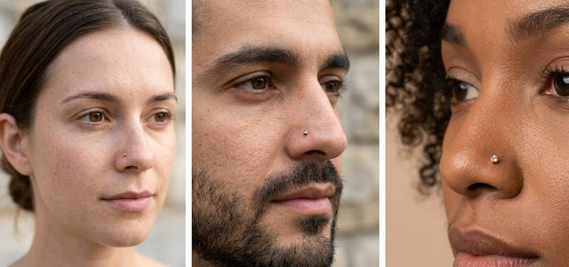 Nostril Nasen-Piercing