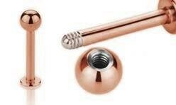 Rosegold Steel Labrets