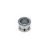 1,2 mm - CC - Crystal Clear/ Kristallklar - Stahl - Flesh Tunnel - Kristall  - Supernova Concept