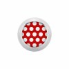 Stahl - Schraubkugel - Polka Dots - rot-weiß - Supernova Concept - 6 mm