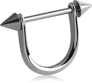 Stahl - Nipple Piercing - Spitzen - 8 mm