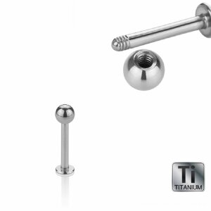 Titanium - Labret 1,2 mm - 9 mm - 4 mm