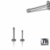 Titanium - Labret - without ball 1,2 mm - 5 mm