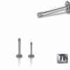 1,2 mm - 8 mm - Titan - Labret - ohne Kugel