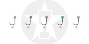 Titan - Nasenspirale - Epoxy - Flat Disk - CC - Crystal...