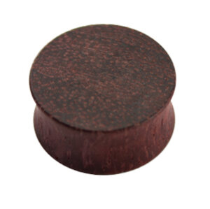 Holz - Plug - Lilabraun - Amaranth Wood - 18 mm