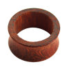 Holz - Flesh Tunnel - Rotbraun - Padouk Wood - 6 mm