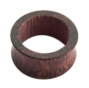 Wood - Flesh Tunnel - purplebrown - Amaranth Wood  8 mm