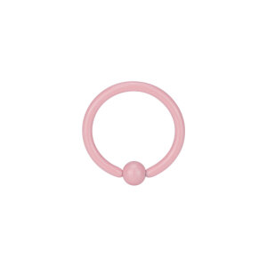 Steel - Mini ball closure ring - pink - Supernova Concept...