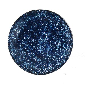 8 mm - GB - Glass Blue/ Glasblau - Acryl - Plug - Glitter