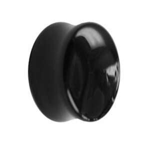Glass - Plug - Black 14 mm