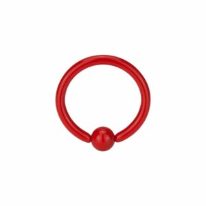 Stahl - BCR Klemmring - Rot - Supernova Concept - 1,6 mm...
