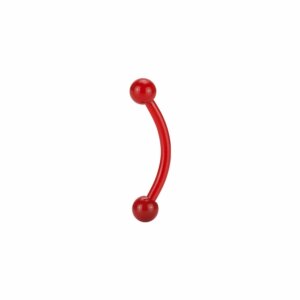Steel - Mini-banana - red - Supernova Concept - 1,2 mm 10 mm