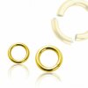 1,2 mm - 9 mm - Gold Steel - Segmentring