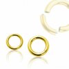 1,6 mm - 8 mm - Gold Steel - Bague segment