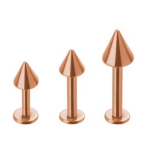 Rosegold Steel - Labret - Cone 1,2 mm 6 mm 3 mm