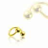 1,2 mm - 8 mm - 4 mm - Gold Steel - Spirale