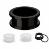 6 mm - WT - White / Weiss - Acryl - Tunnel