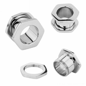 Stahl - Tunnel - Hexa Design - 5 mm