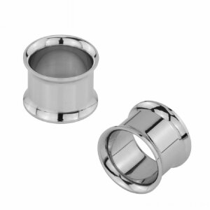 Stål - Tunnel - Dubbel flare - 18 mm