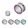 8 mm - CC - Crystal Clear/ Kristallklar - Stahl - Tunnel - Kristall