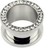 6 mm - CC - Crystal Clear/ Kristallklar - Stahl - Tunnel - Kristalle - Epoxy