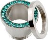 6 mm - CC - Crystal Clear/ Kristallklar - Stahl - Tunnel - Kristalle - Epoxy