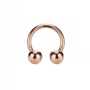 Rosegold Steel - CBR Circular Barbell (horseshoe)  1,2 mm...