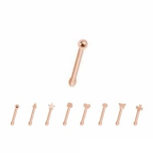 Rosegold Steel - Nose Stud - Design