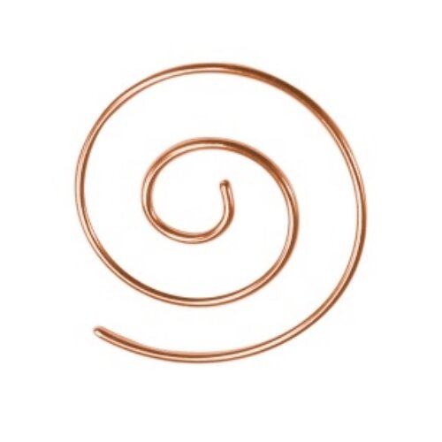 Rosegold Steel - Schnecke - dünn