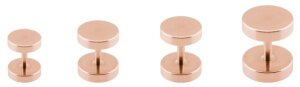 Rosegold Steel - Fake Ear Plug