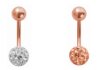 Rosegold Steel - Banana - Epoxy - 10mm CC