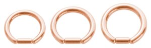 Rosegold Steel - Bar Closure Ring (Bar CR)