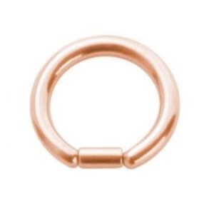 Rosegold Steel - Bar Closure Ring