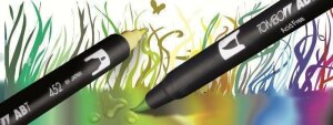 Haut Marker mit 2 Spitzen - Tombow 195 - Light Green