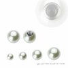 Acryl - Schraubkugel - Perlen Design - Stahlgewinde 1,6 mm 4 mm