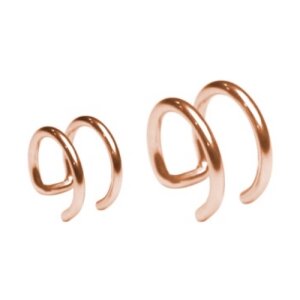 Rosegold Steel - Fake Piercing - Clip on