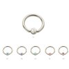 Steel - BCR ball closure ring - Epoxy Clip-in ball - Bicolor - 1,2mm RS/CC