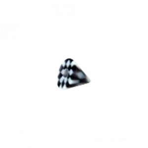 Acrylic - Screw cone - chess board design - 10pcs pack