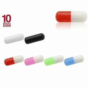 Acryl - Schraubpille mit Gewinde - 10er Pack