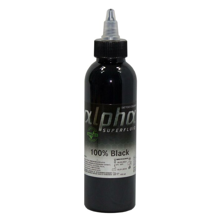 100% Black - 30 ml - alpha SUPERFLUID