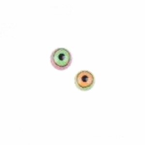 Acrylic - Screw cone - design Eye - 10pcs pack