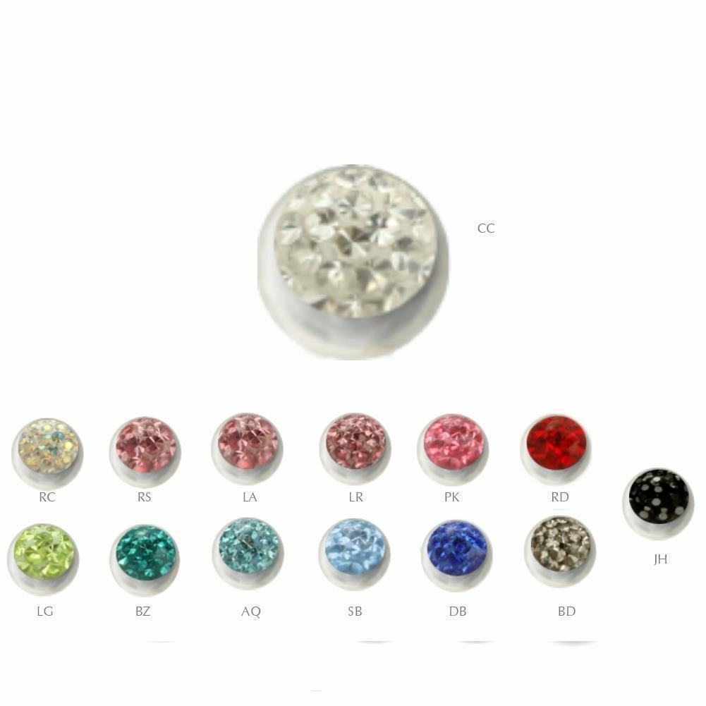 Steel - Screw ball - Epoxy crystal - plain