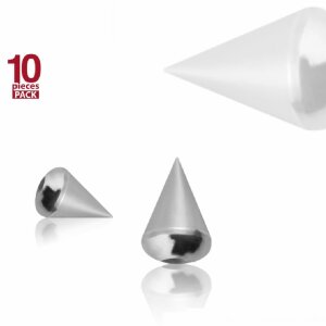 Stahl - Schraubspitze - Kegelform - 10er Pack - 1,2 / 4mm...