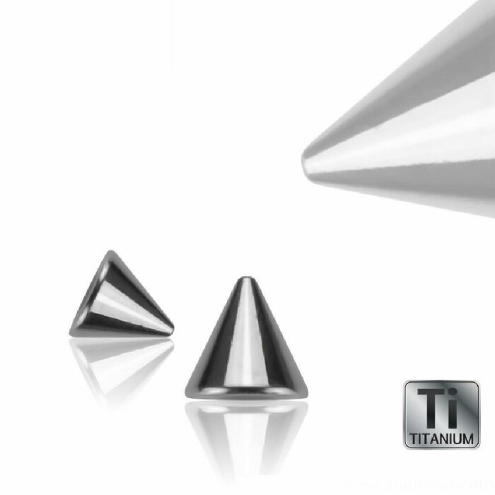 Ti Gloss Titanium - Screw cone