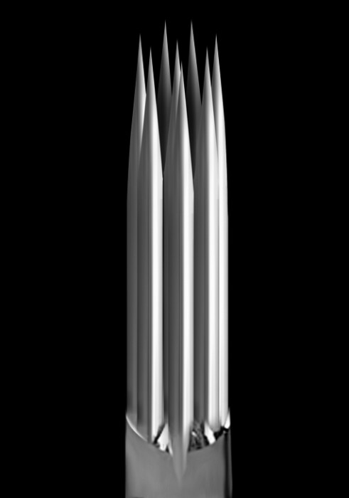 9er Round Shader - 0.35 mm - Medium Taper - Kwadron
