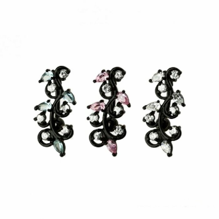 Black Steel - Banane - Kristall - Ranken Design