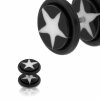 Acrylic - Fake Plug - Star 8mm