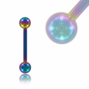 Couleur Titan - Barbell - arc-en-ciel 1,2 mm 6 mm 3 mm