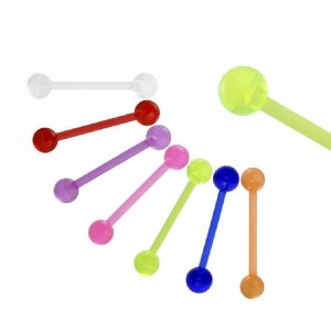 Acryl - Barbell - Transparent T-RS - Transparent Rosa